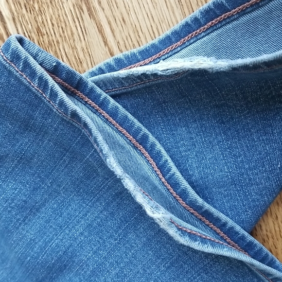 (4) American Eagle Super Stretch Kick Boot Extra Shorts Denim Jeans - Picture 10 of 11